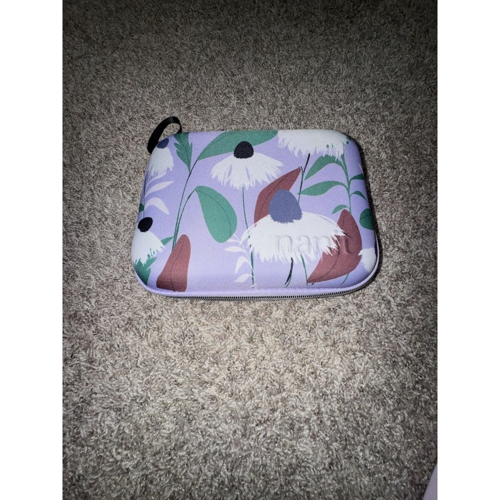 Nanit Pro Baby Monitor Hard Shell Protective Travel Case in Purple Floral